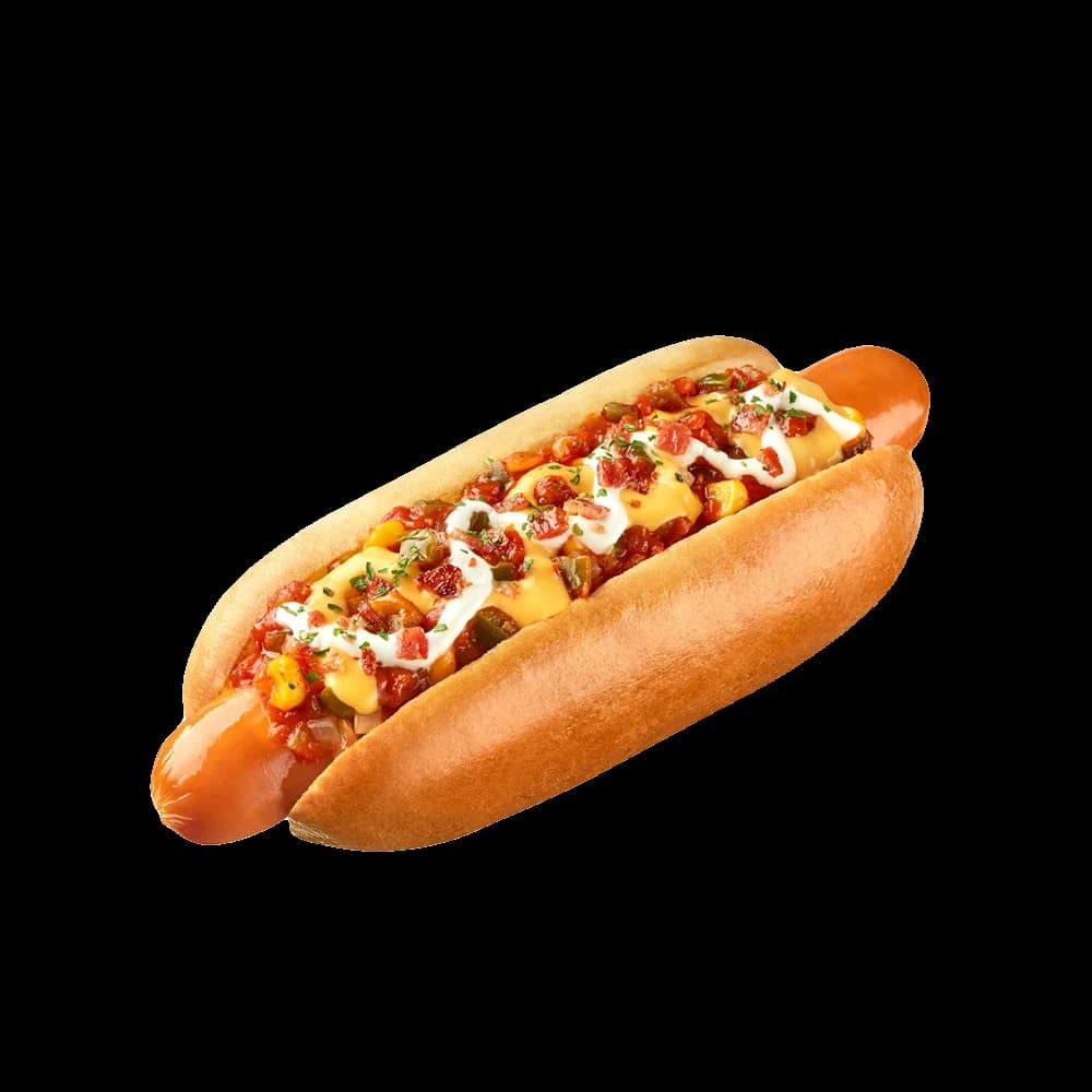 Mexican Meat Chili Hot Dog